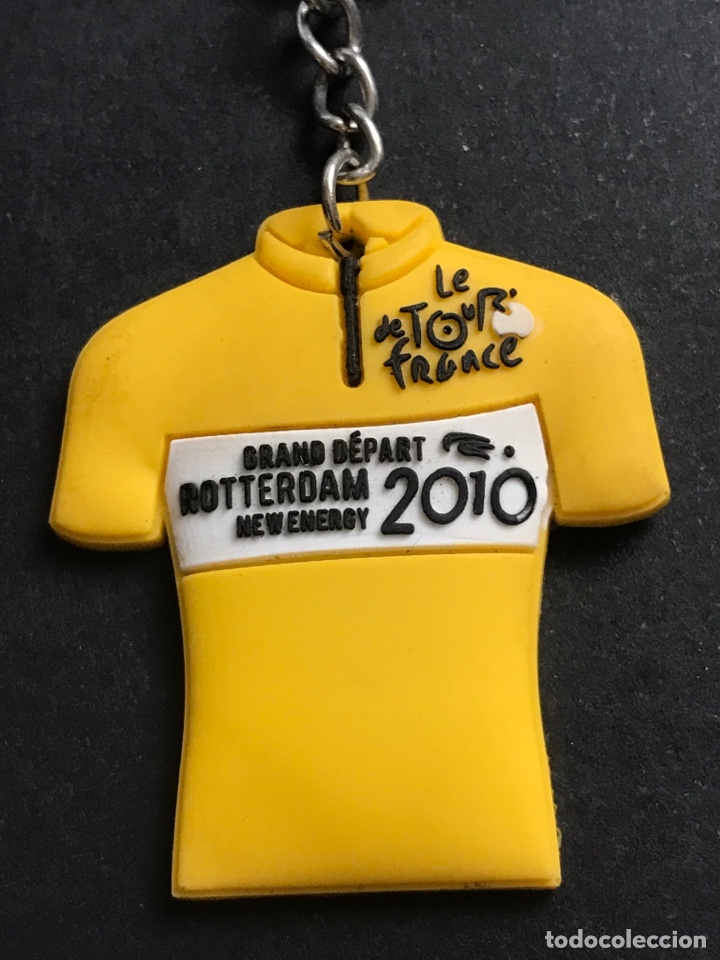Coleccionismo de llaveros: MAILLOT AMARILLO TOUR DE FRANCIA 2010 LLAVERO GRAND DEPART ROTTERDAM CICLISMO - ANTIGUO ORIGINAL