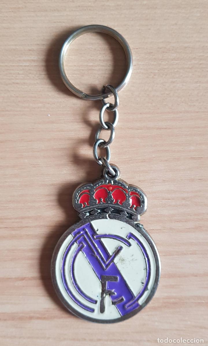 Collectionnisme de portes-cl&eacute;s: Llavero del Real Madrid. Escudo. F&uacute;tbol