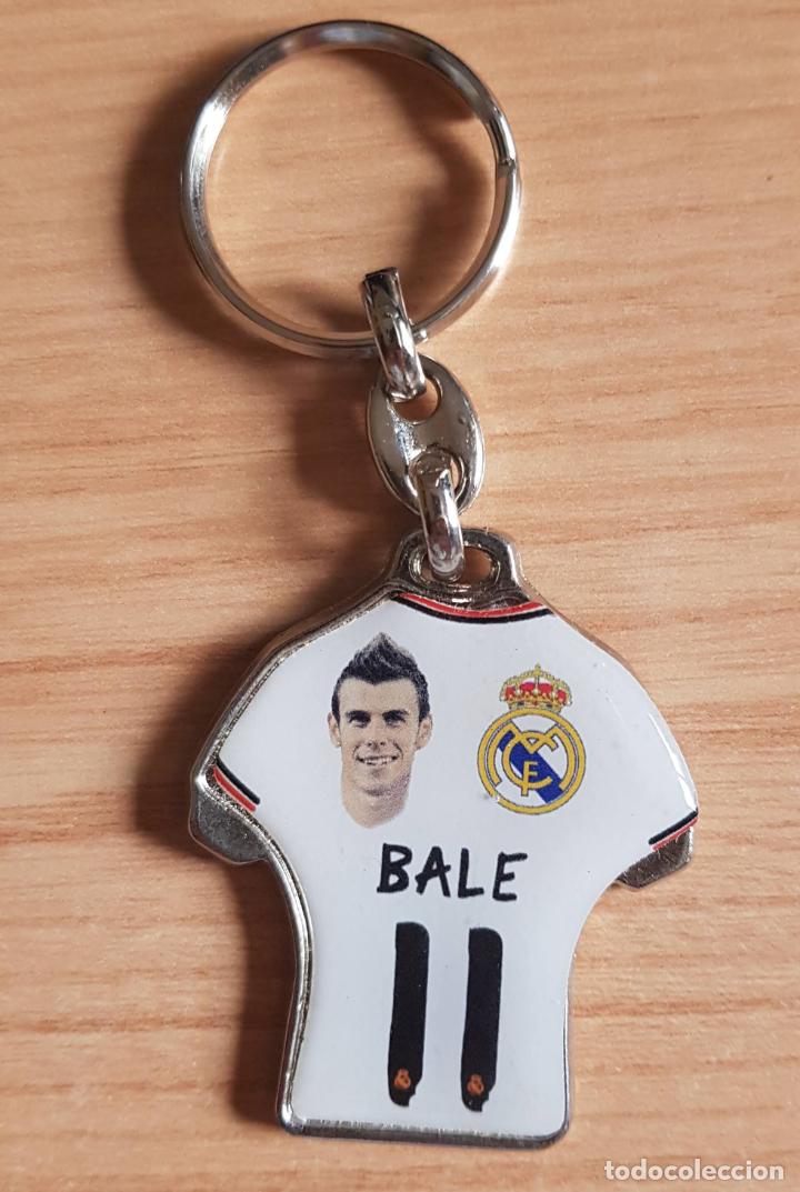Coleccionismo de llaveros: Llavero del Real Madrid. Camiseta de Bale. F&uacute;tbol