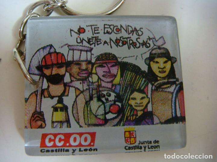Coleccionismo de llaveros: LLAVERO DE CC.OO CASTILLA Y LEON -(&) - Foto 1