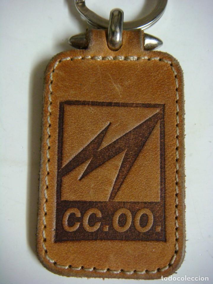 Sammlung von Schl&uuml;sselanh&auml;ngern: LLAVERO DE PIEL DE CC.OO -(&)