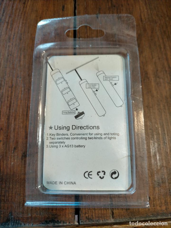 Coleccionismo de llaveros: Llavero de laser Key Ring Laser Pointer con pilas sin estrenar - Foto 2