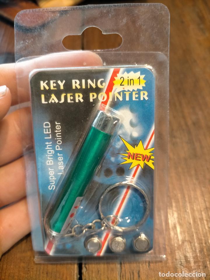 Coleccionismo de llaveros: Llavero de laser Key Ring Laser Pointer con pilas sin estrenar - Foto 3