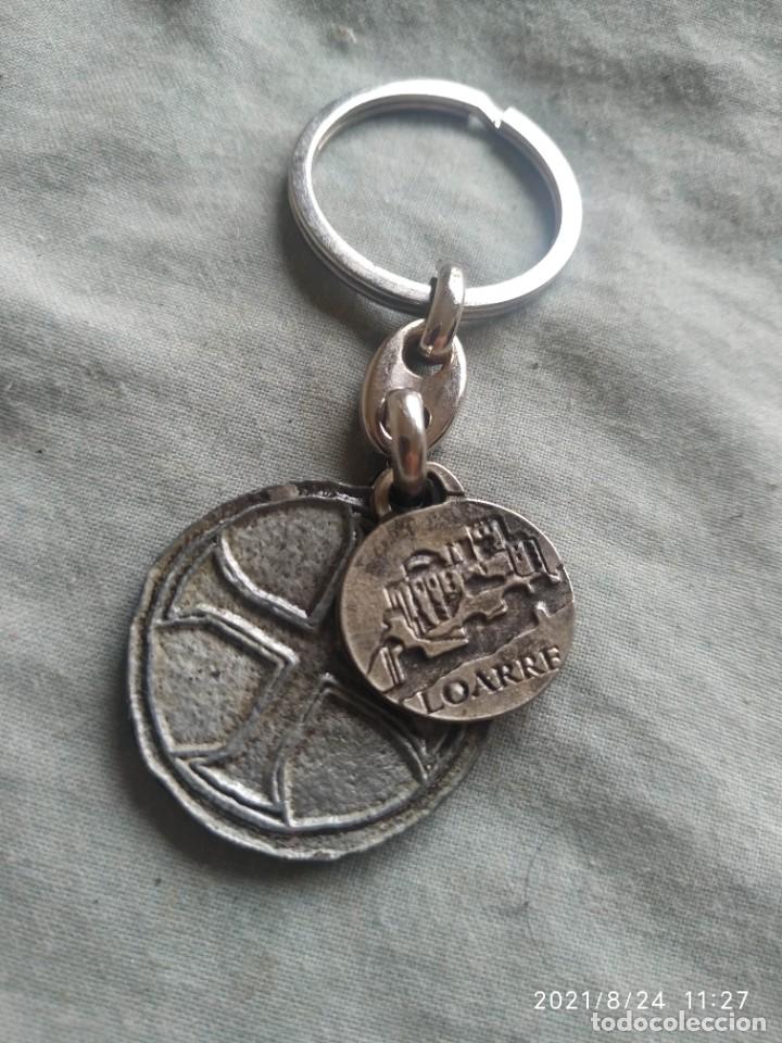 Collezionismo di Portachiavi: Llavero key chain Castillo de Loarre Huesca motivos Cruz