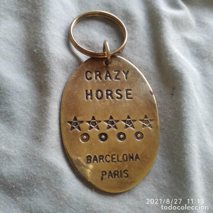 Collection of Keychains: Llavero keychain Crazy Horse Barcelona Par&iacute;s disco discoteca sala de cabaret sala de fiestas desapar