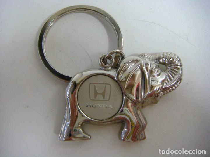 Coleccionismo de llaveros: LLAVERO ELEFANTE DE HONDA