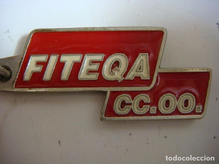 Coleccionismo de llaveros: LLAVERO DE FITEQA CC.OO.-(&)