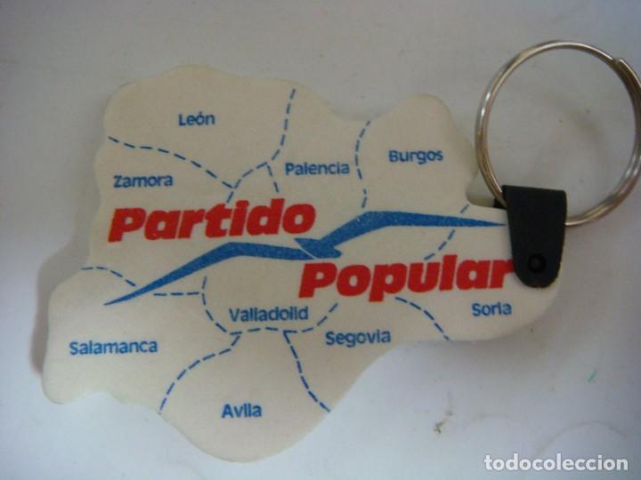 Coleccionismo de llaveros: LLAVERO MAPA DEL PARTIDO POPULAR-(&)