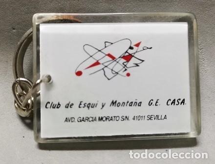 Coleccionismo de llaveros: LLAVERO DE METACRILATO CLUB DE ESQUI Y MONTA&Ntilde;A G. E. CASA - LLAV-14998 - B-488