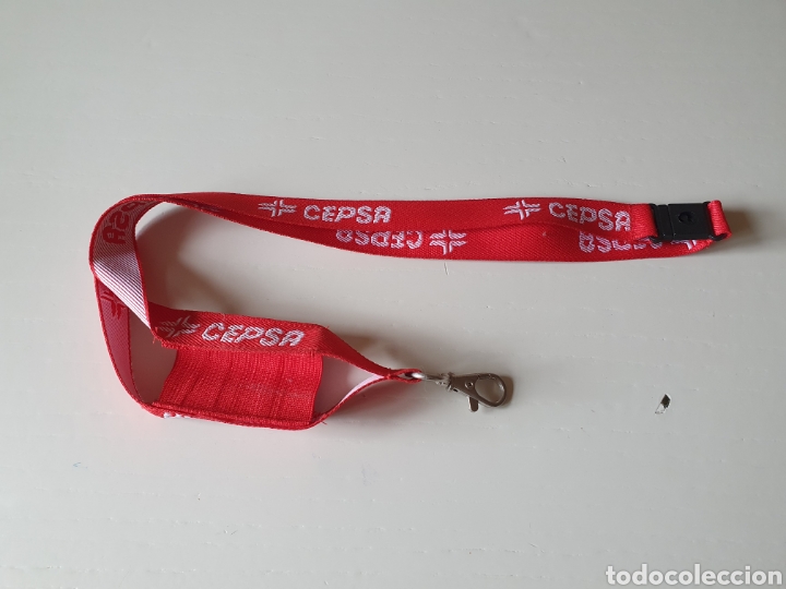 Coleccionismo de llaveros: Lanyard publicidad CEPSA