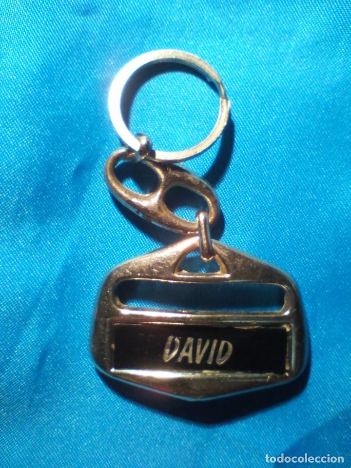 Sammlung von Schl&uuml;sselanh&auml;ngern: Llavero con el nombre David, (Ver otra foto).
