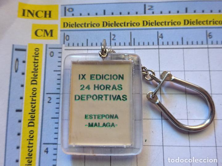 Collectionnisme de portes-cl&eacute;s: LLAVERO DEPORTES. F&Uacute;TBOL. IX EDICION 24 HORAS DEPORTIVAS DE ESTEPONA, M&Aacute;LAGA