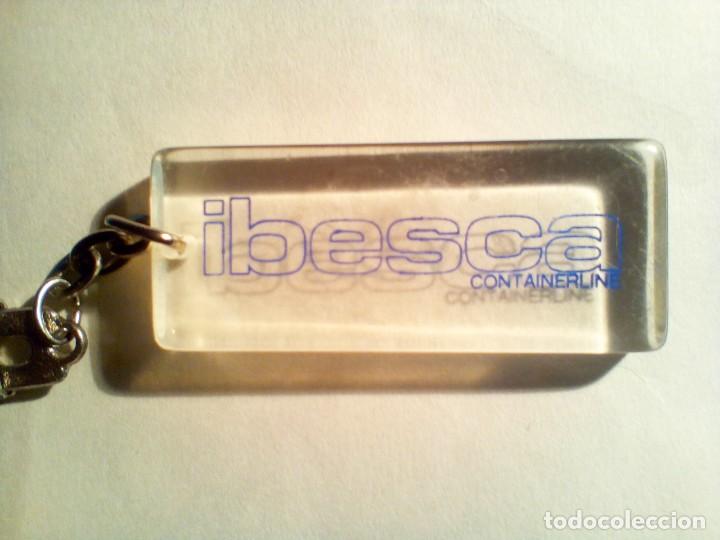 Collectionnisme de portes-cl&eacute;s: Llavero ibesca CONTAINERLINE, (Ver otra foto).