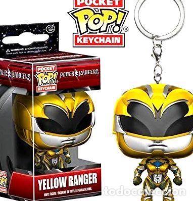 Coleccionismo de llaveros: funko pop llaveros keychain yellow ranger