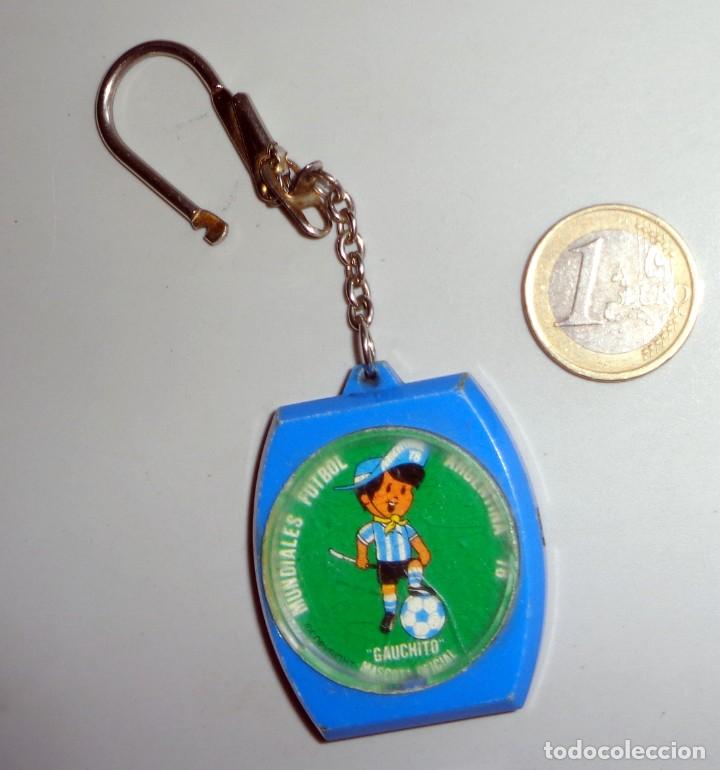 Coleccionismo de llaveros: LLAVERO - ANTIGUO - MUNDIAL de F&Uacute;TBOL ARGENTINA 78 GAUCHITO MASCOTA OFICIAL. JUEGO BOLITA QUINIELA