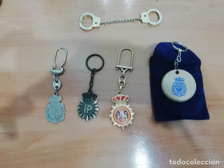Coleccionismo de llaveros: Lote 125. 5 Llaveros Polic&iacute;a