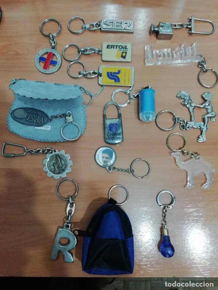 Coleccionismo de llaveros: Lote 141. 16 Llaveros publicitarios