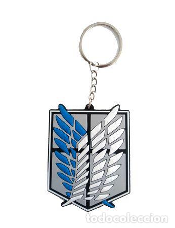 Coleccionismo de llaveros: llavero de goma scouting legion anime shingeki no kyojin