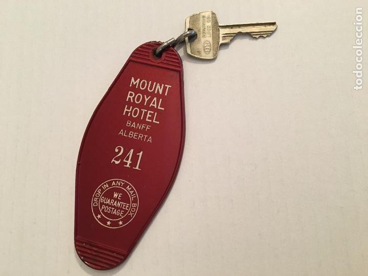 Collectionnisme de portes-cl&eacute;s: LLAVERO LLAVE HOTEL MOUNT ROYAL HOTEL BANFF ALBERTA