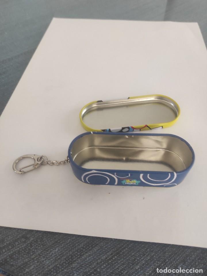 Coleccionismo de llaveros: Llavero dibujos animados Bob esponja estuche