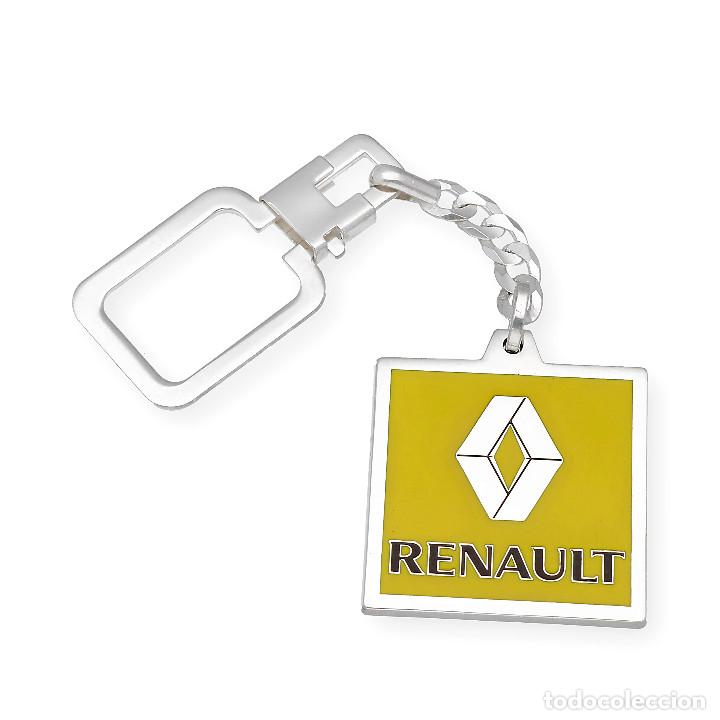 Coleccionismo de llaveros: Llavero Logo Renault en Plata de Ley 925 Esmaltado a Fuego