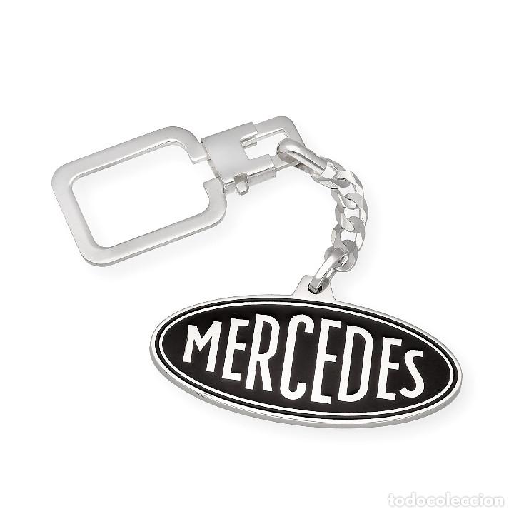 Coleccionismo de llaveros: Llavero Logo Mercedes Benz Vintage en Plata de Ley 925