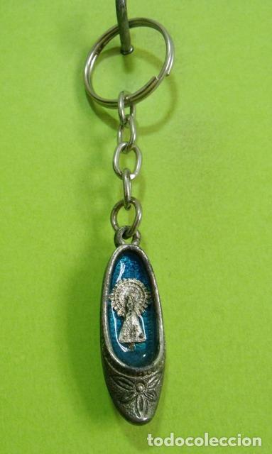 Coleccionismo de llaveros: Llavero Zapato Baturra Recuerdo Virgen del Pilar - Zaragoza