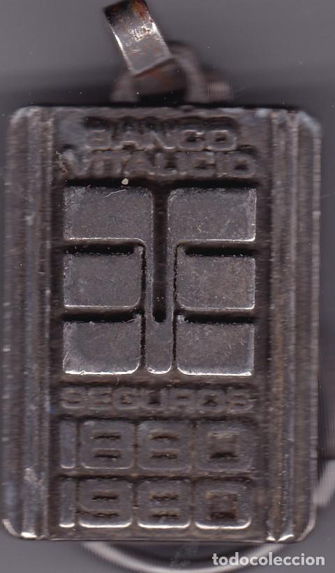 Coleccionismo de llaveros: llavero Banco Vitalicio 1890 a 1980 el centenario