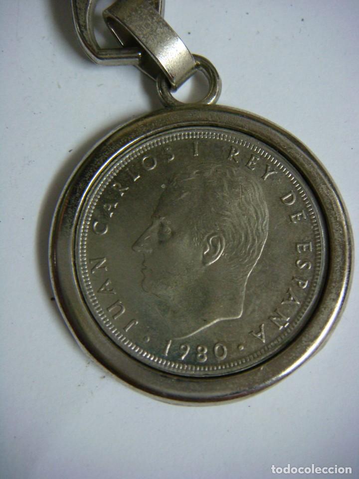Coleccionismo de llaveros: LLAVERO DE UNA MONEDA DE 25 PESETAS DEL REI JUAN CARLOS I MUNDIAL ESPA&Ntilde;A-82