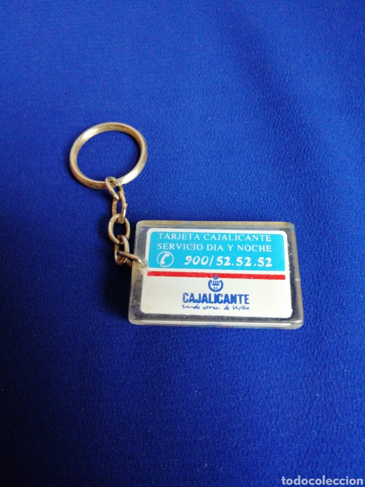 Collectionnisme de portes-cl&eacute;s: CAJA ALICANTE LLAVERO PUBLICIDAD