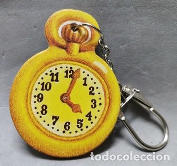 Coleccionismo de llaveros: LLAVERO DE MADERA Y PAPEL PEGADO RELOJ DIDO, SABADELL - LLAV-15633 - B-519