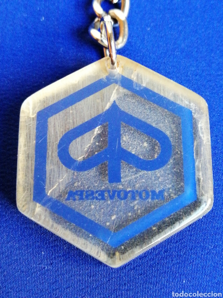 Collection of Keychains: MOTOVESPA AUTOMOCION LLAVERO PUBLICIDAD