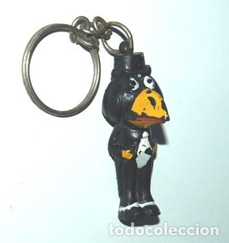Coleccionismo de llaveros: ANTIGUO LLAVERO - ROCKEFELLER - CUERVO - FIGURITA - HUMOR - FIGURA DE GOMA - PERSONAJE - ROKEFELER