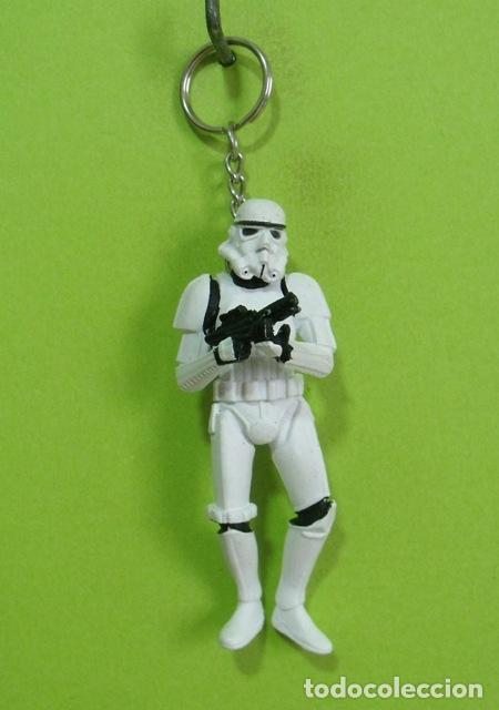 Coleccionismo de llaveros: Llavero Figura Goma PVC Stormtrooper - Star Wars - Tropas de Asalto