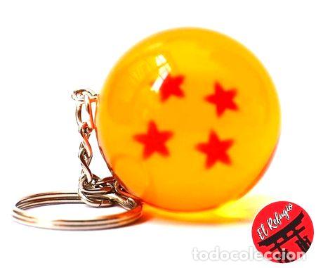 llavero dragon ball z esfera del dragon de 4 es - Buy Antique keyrings and  keychains on todocoleccion