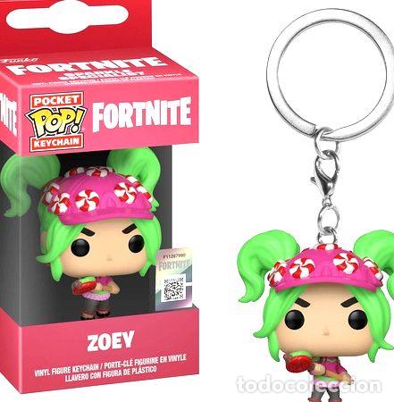Coleccionismo de llaveros: funko pop pocket fortnite zoey original cellplay la plata