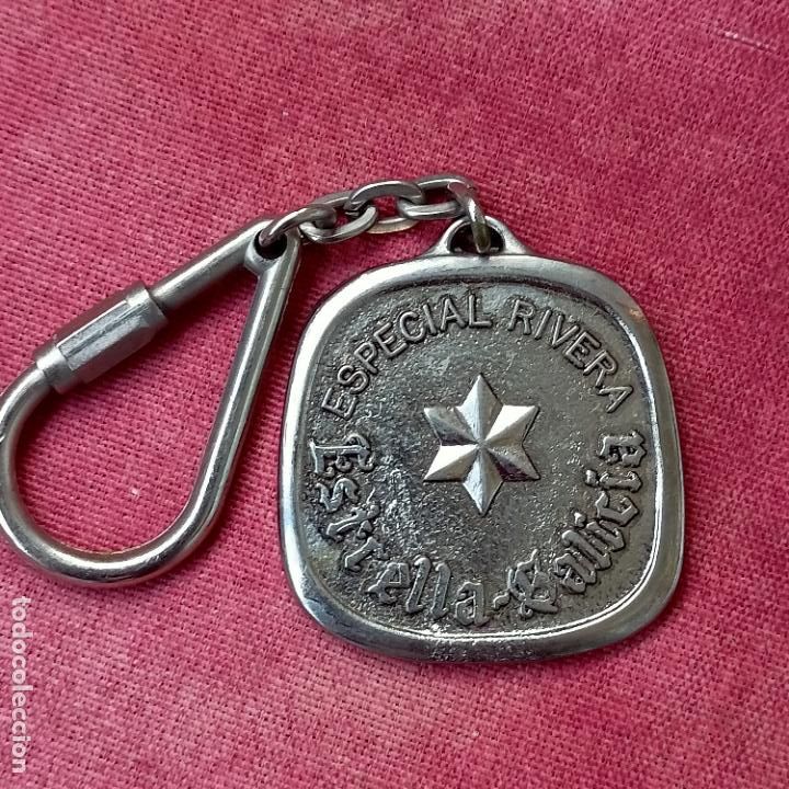 Coleccionismo de llaveros: Antiguo llavero Estrella Gal&iacute;cia especial Rivera