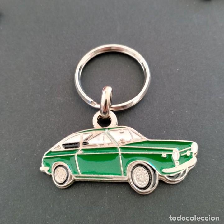 Coleccionismo de llaveros: llavero seat 850 coupe verde