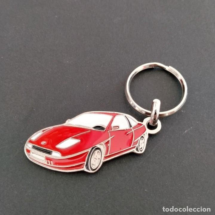 Coleccionismo de llaveros: llavero fiat coupe rojo