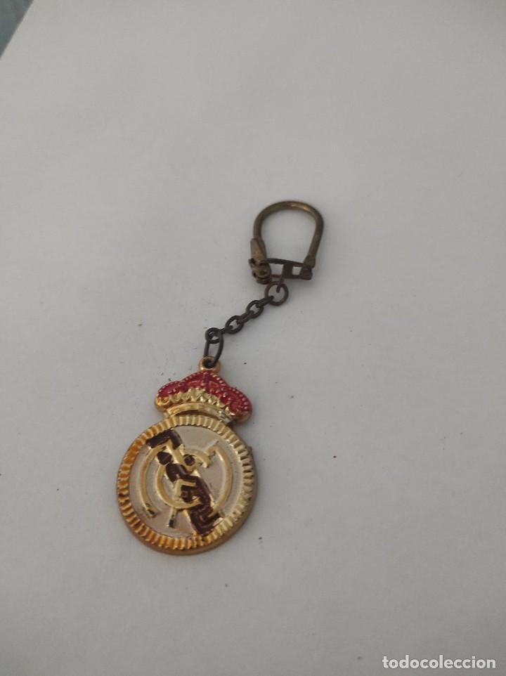 Colecionismo de porta-chaves: Llavero escudo real Madrid