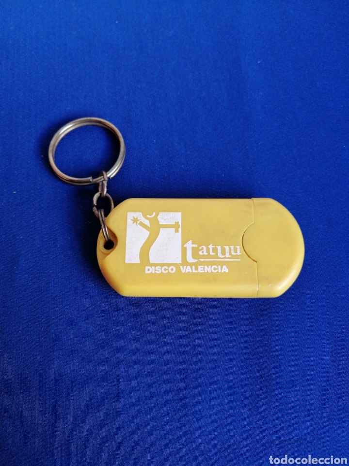 Colecionismo de porta-chaves: DISCOTECA TATUU VALENCIA (EDUARDO BOSCA, 27 VALENCIA) con preservativo original en su estuche