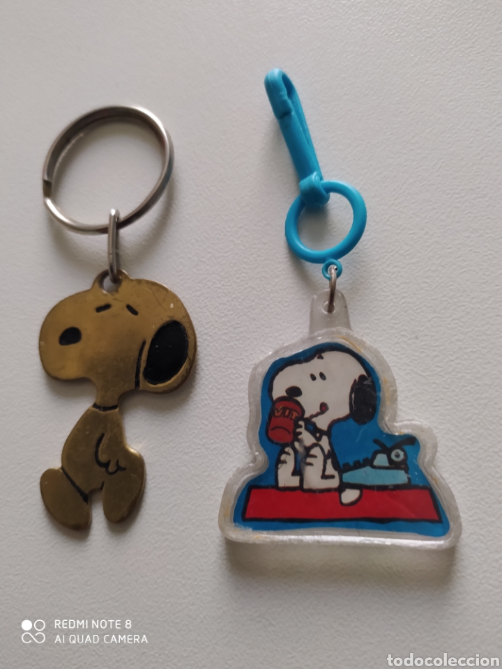 Coleccionismo de llaveros: Dos llaveros de Snoopy