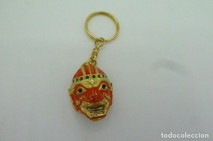 Coleccionismo de llaveros: Llavero m&aacute;scara thailandesa. Metal