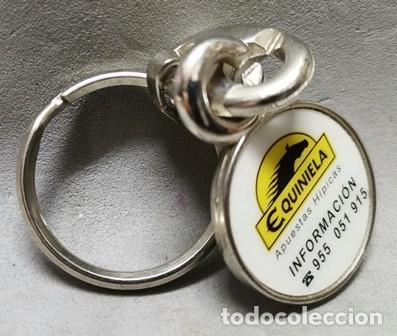 Coleccionismo de llaveros: LLAVERO DE METAL ESMALTADO QUINIELA APUESTAS HIPICAS NUMERO DE INFORMACION - LLAV-16268 - B-561