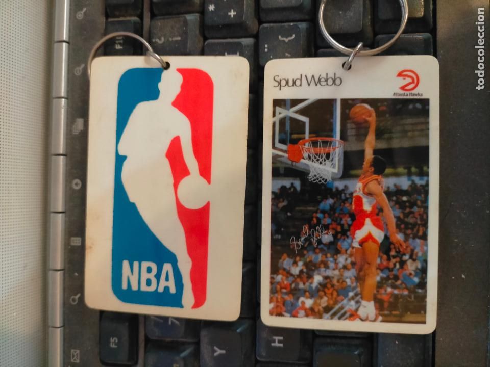 Coleccionismo de llaveros: HAGA SU OFERTA - ANTIGUO NBA LLAVERO BALONCESTO SPUD WEBB