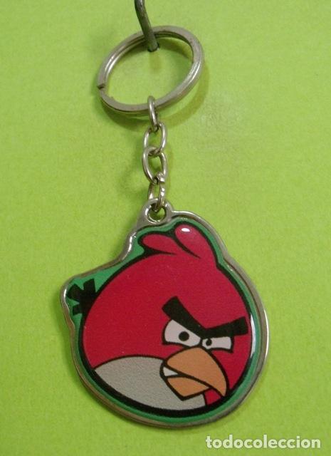 Coleccionismo de llaveros: Llavero Figura Metal Angry Birds - Red - P&aacute;jaro Rojo