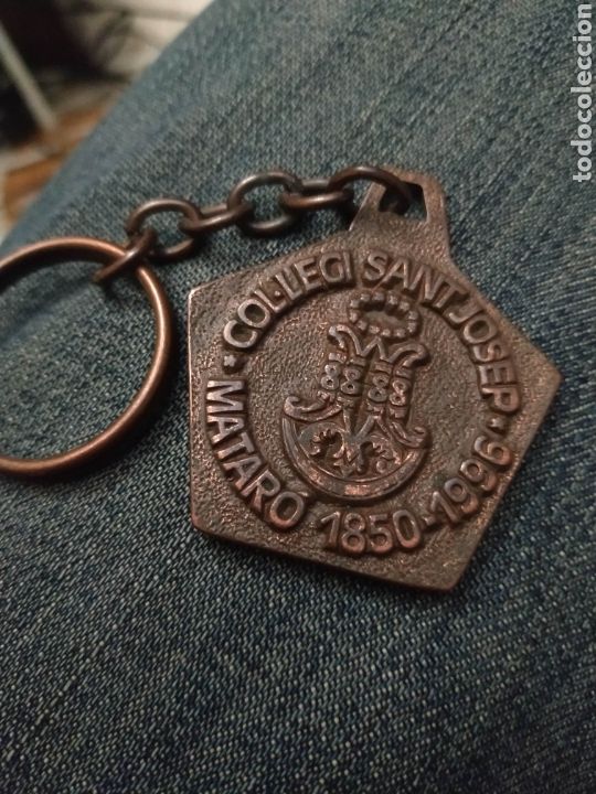 Coleccionismo de llaveros: Llavero keychain q legi Sant Josep escola 1950 1996 Matar&oacute;