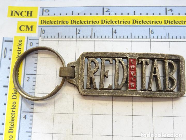 Colecionismo de porta-chaves: LLAVERO DE MARCAS DE ROPA. LEVIS RED TAB