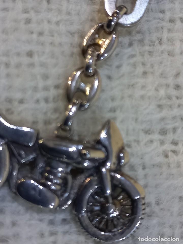 Coleccionismo de llaveros: LLAVERO ( PLATA DE LEY ) MOTOCICLETA - Foto 3