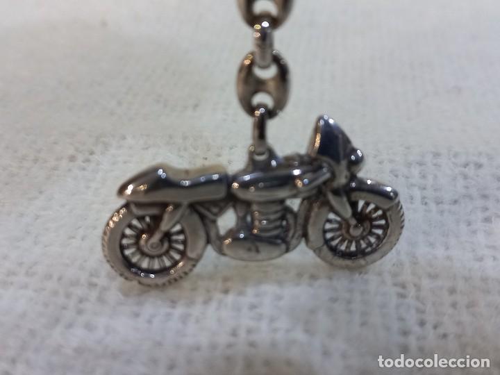 Coleccionismo de llaveros: LLAVERO ( PLATA DE LEY ) MOTOCICLETA - Foto 4